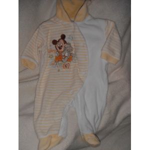 Pyjama B&eacute;b&eacute; Gar&ccedil;on Disney Broderie Mickey Taille 3 Mois Id&eacute;e Cadeau - Occasion