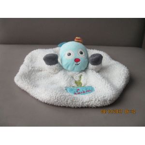 Doudou Plat Rond Lapin Pommette - Occasion