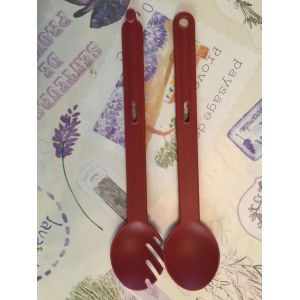 Duo Cuiller De Service Et Cuiller À Égoutter Tupperware D 33 - Occasion