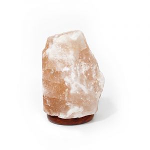 Lampe De Sel + Support En Bois - Occasion