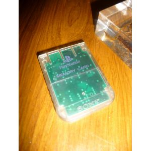 Playstation Memory Card Sony Transparent - Occasion