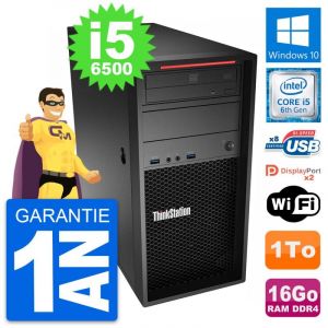 PC Tour Lenovo ThinkStation P320 i5-6500 RAM 16Go Disque Dur 1To Windows 10 Wifi - Occasion