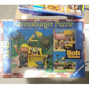 Puzzle Ravensburger Bob Le Bricoleur 3x49 Pièces - Occasion