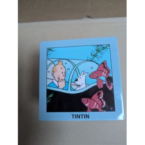 Tintin Boite Metallique Cubique 10 Par 10 Le Tr&eacute;sor De Rackham Le Rouge - Occasion