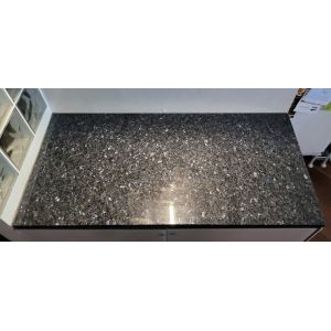 Plan De Travail - Granit Bleu Labrador 120cm X 59 Cm X 3 Cm - Occasion