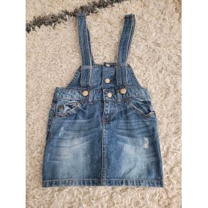 Robe Salopette En Jean 5-6 Ans - Occasion