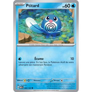 Carte Pokémon - Ptitard - 060/165 - Ev3,5 - 151 - Occasion