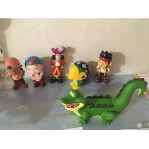 Beaux Jouets Caoutchouc Disney Disneyland Paris Jake Le Pirate - Occasion