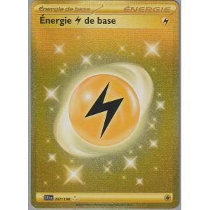 Carte Pok&eacute;mon - Energie Electrique - 257/198 - Secr&egrave;te-Rare - Ecarlate Et Violet - Occasion
