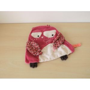 Doudou Hiboux Rose Fuschia Fleurs Dpam Du Pareil Au Même - Occasion