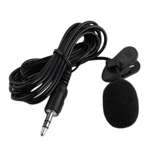 Externe 3.5mm Clip-on Lapel Lavalier Microphone Pour Smart Phone Ordinateur Portable - microphone portable micro cravate - Occasion