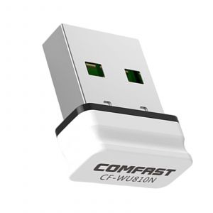 Mini adaptateur USB 150 Mbps carte r&eacute;seau r&eacute;seau double bande, adaptateur &eacute;metteur pour ordinateur de bureau, t&eacute;l&eacute;phones mobiles, ordinateur portable CF-WU810N - Occasion