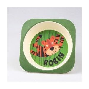 Assiette Prenom Robin Panda Team Bambou - Occasion