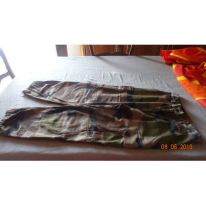 Pantalon Treillis Camouflage Armee Francaise - Occasion