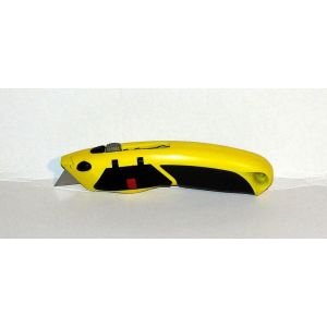 cutter a lame fixe en metal jaune vintage - Occasion