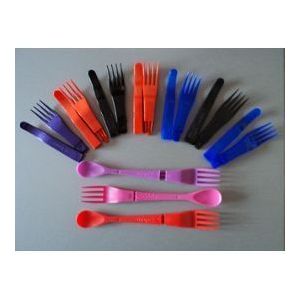 Lot De 10 Couverts Plastiques Sodebo Lustucru - Occasion