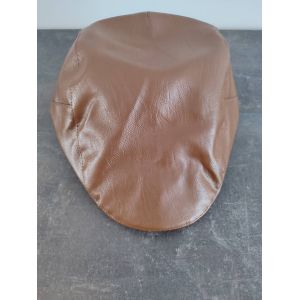 Chic Et &Eacute;l&eacute;gant B&eacute;ret Marron En Simili Cuir Pour Hommes - Occasion