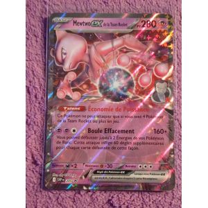 [ Pokémon ] Carte Promo / Promotionnelle Mewtwo Ex De La Team Rocket Promo # 205 ( Svp Fr / Écarlate Et Violet ) - Occasion