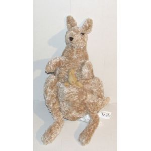 peluche kangourou ikea avec son petit doudou klappar kanguru - Occasion