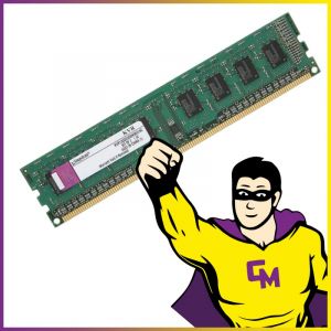 2Go RAM DDR3 Kingston KVR1333D3S8N9K2/4G DIMM PC3‑10600 1333 Mhz 1.5v M&eacute;moire PC - Occasion