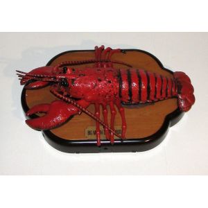 big mouth larry lobster decoration animatronic homard ecrevisse musical sur presentoir - Occasion