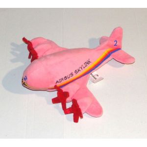 airbus skylink peluche doudou Avion rose Aeroscopia - Occasion