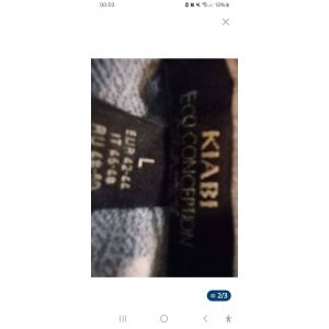 Robe À Pois Blancs Sur Fond Bleu Clair - Occasion