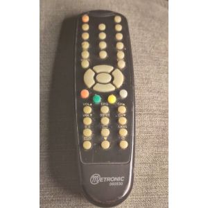 T&eacute;l&eacute;commande Metronic 060530 pour d&eacute;codeur de marque zapbox Zap Box HD-Z2 HDMI MEDIA PREMIER 3.2 SLIM 12V remote control - Occasion
