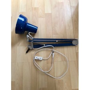 Vintage Lampe D'architecte Bleue Sans Pied De Fixation - Occasion