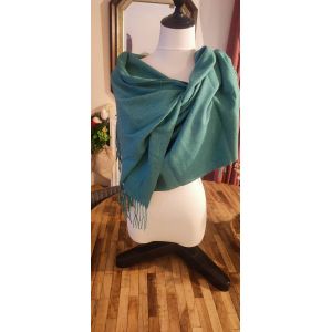 &Eacute;charpe Chic &Eacute;tole Cachemire Unie Vert Pois Top Qualit&eacute; Neuve - Occasion