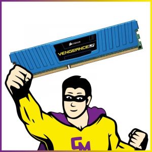 4Go RAM DDR3 Corsair Vengeance LP CML8GX3M2A1866C9B PC3-14900 1866Mhz DIMM CL9 - Occasion