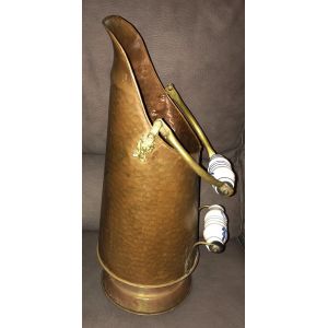 Ancien porte parapluie en cuivre - Occasion