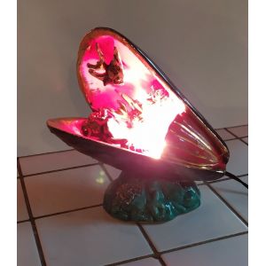 Lampe Vintage Coquillage Type Vallauris - Occasion