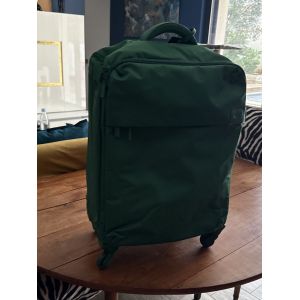 Valise lipault plume m&eacute;dium verte - Occasion