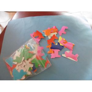Sachet De 40grs Gommettes Animaux G16 Nathan - Occasion