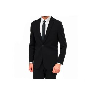 Veste Noire De Costume Style Mariage Homme 50 Blazer 1 Bouton Jacket Habille Celio Haut De Genre Smooking Elegant - Occasion
