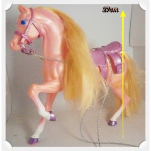Série barbie - cheval casse-noisette massepain - mattel 2001 - Occasion