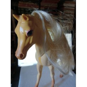 Cheval Creme Tete Qui Bouge - Occasion