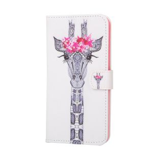 Gangxun® Housse Etui Coque Portefeuille Pour Samsung Galaxy A8 Avec Folio Support Stand De Cuir Pu Pour Samsung Galaxy A8-Giraffe - Occasion