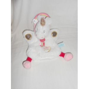 Baby Nat Magic Doudou Marionnette Licorne Poussières D'etoiles Peluche 25 Cm Blanc Rose Dore Coeur Bn0414 Bn 0414 Babynat - Occasion