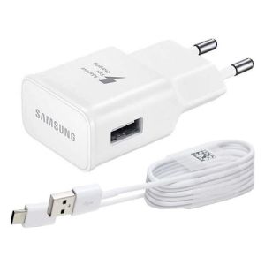 CHARGEUR PRISE SECTEUR RAPIDE ADAPTATEUR + CABLE TYPE-C OriginAL BLANC Samsung Galaxy A3 A5 A7 2017 - Occasion