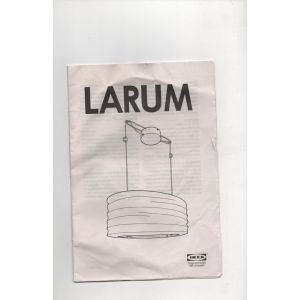 Suspension Ikea Larum - Sans Abat-Jour En Papier - Occasion
