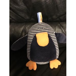 Doudou Pingouin Jelly Kitten Jellycat Blue Beaky Bird Penguin Duck Baby Rattle Activity Soft Toy20cm - Occasion
