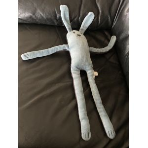 Doudou Lapin Bleu et Bleu Marine Du Pareil Au Même 45cm - Occasion