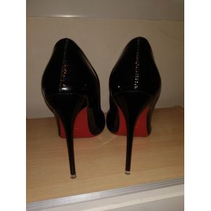 Escarpins Chaussures Haut Talons 12 Cm Vinyle Vernis Fr 43 Us11 - Occasion