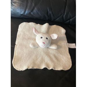 Doudou Mouchoir minnie Disney Nicotoy Étoile Lune Nuage Rose noir Jaune Doudou mouton ou chien blanc crème écru carré tomawak 22*22cm - Occasion