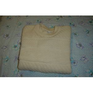 Pull Saint James Homme Ecru Fantaisie Taille 50 - Occasion