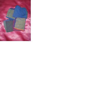 Lot 4 Petits Mouchoirs Madras - Occasion