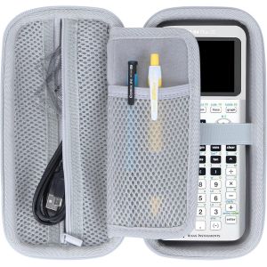 KALANKA-Dur &Eacute;tui de Protection Compatible avec Texas Instruments TI-83 Premium CE/TI 82/TI-NSPIRE CX II-T/TI-30 ECO RS/TI-84 Plus CE-T/TI-Nspire CX Cas Calculatrice Graphique - Occasion