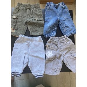 Lot De 7 Pantalons Et 1 Salopette Garçon 3 Mois - Occasion